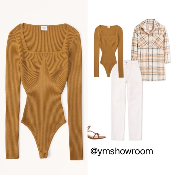Abercrombie & Fitch Tops - A&F Ribbed bodysuit